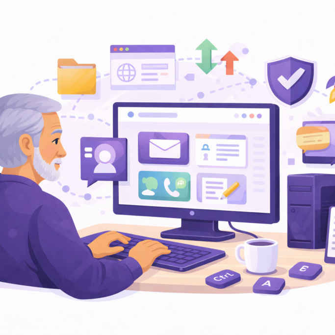 Desktop and Laptop Coaching For Seniors