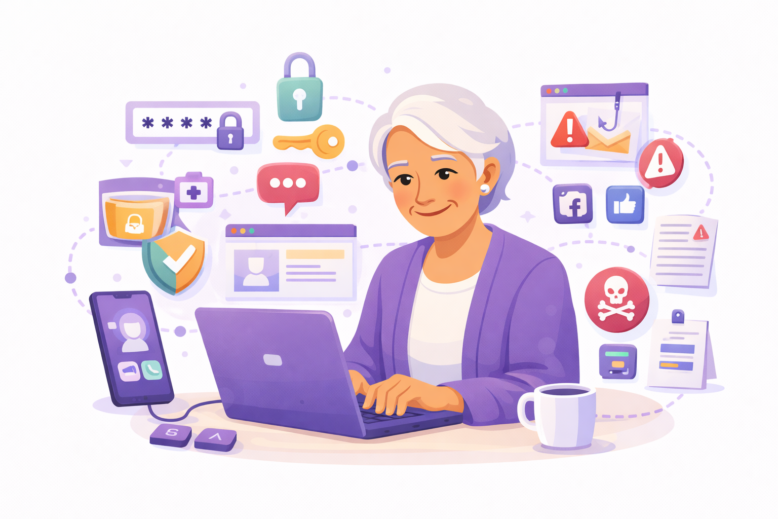 Online Safety Coaching For Seniors