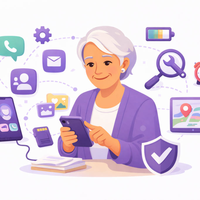 Smartphone Coaching For Tech-Savvy Elder